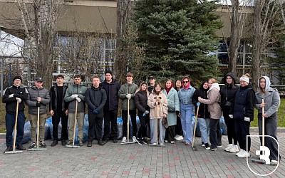 Субботник в Парке Победы